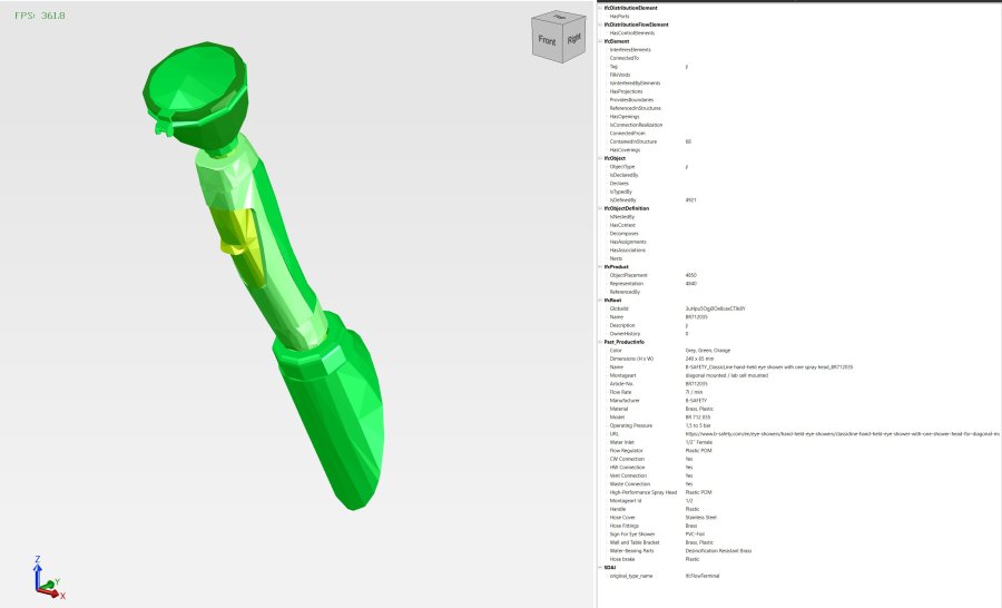 B-SAFETY BIM-Integration – Technische Produktdokumentation — Technische Zeichnungen