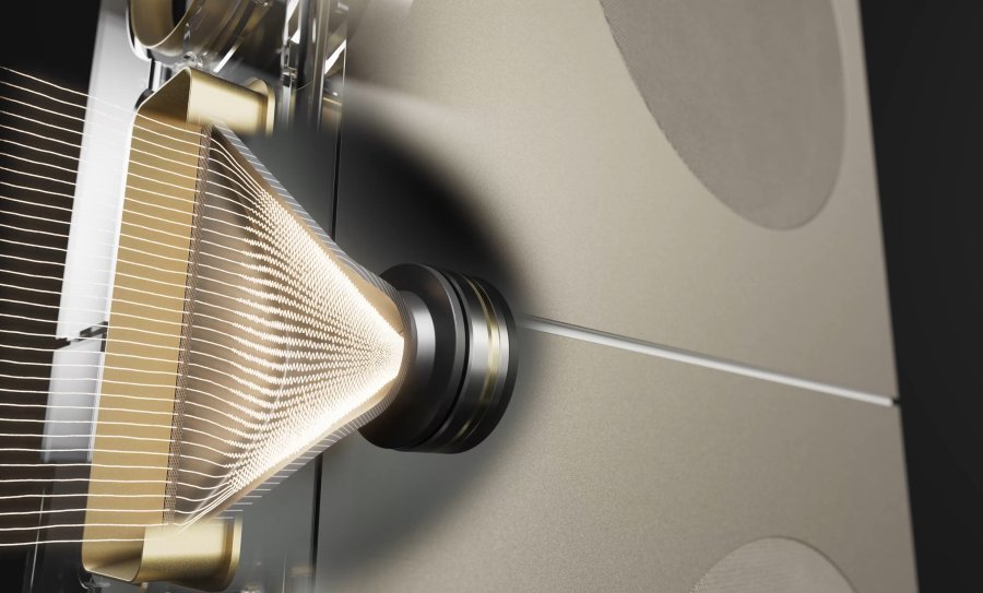 Lautsprecher-Treiber – Technologie-Animation — Technische Visualisierung