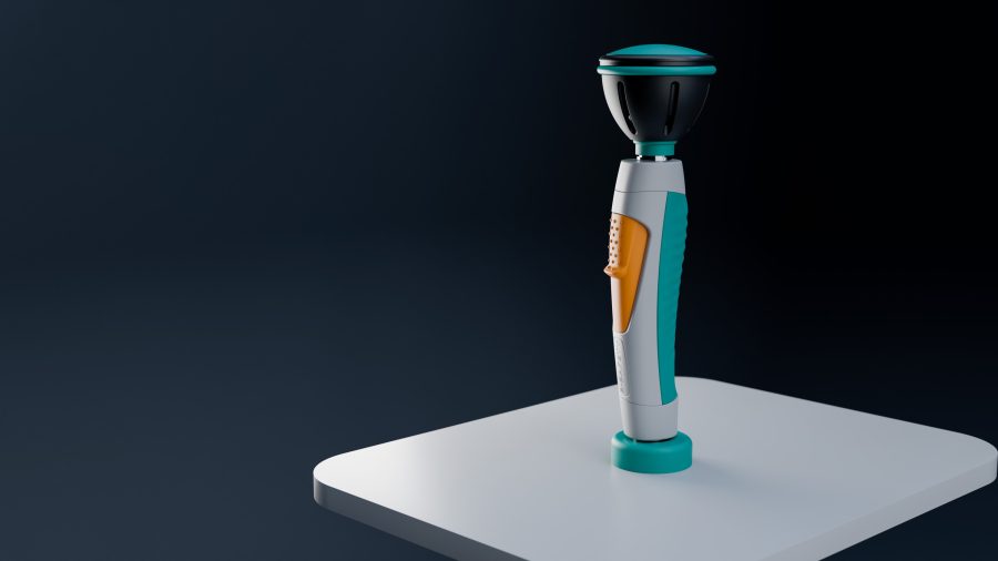 B-SAFETY Augenspüler – <b>Produktvisualisierung</b> — Technische Visualisierung